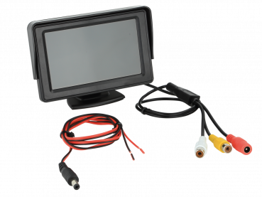 Preview: Universal Monitor 4,3" mit 2 x Video Eingang